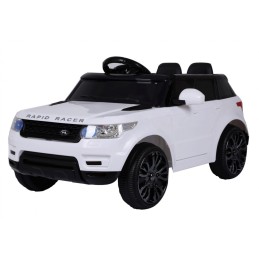 Autko Start Run na akumulator, Biały SUV + Pilot