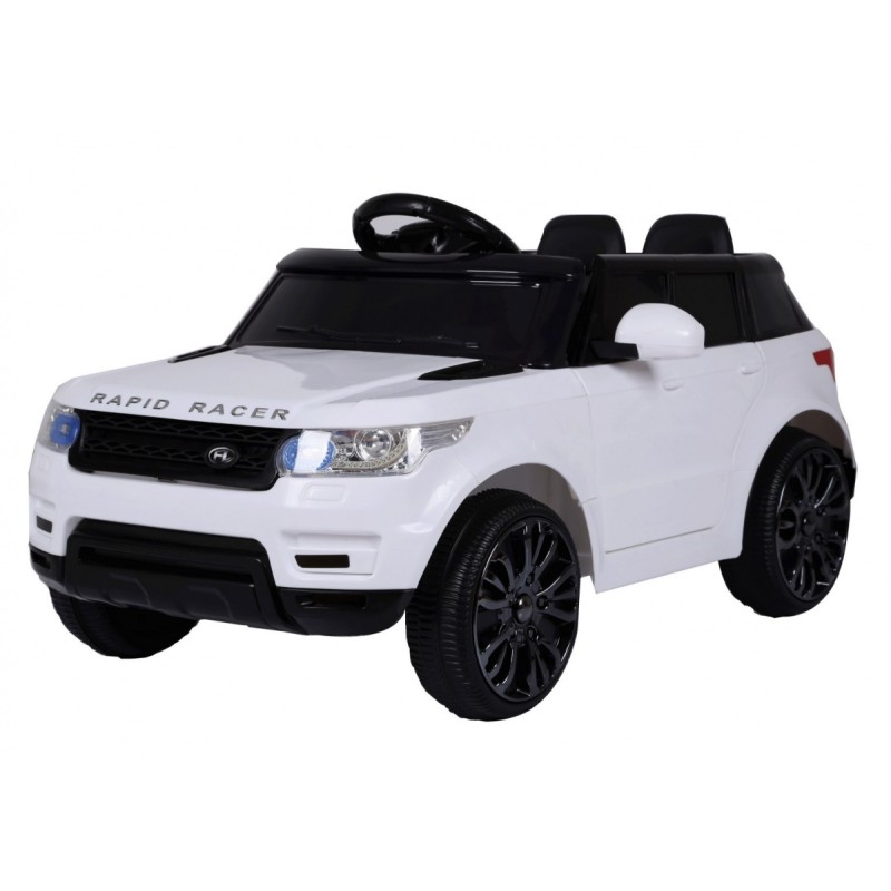 Autko Start Run na akumulator, Biały SUV + Pilot