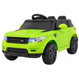Autko Start Run na akumulator, Zielony SUV + Pilot