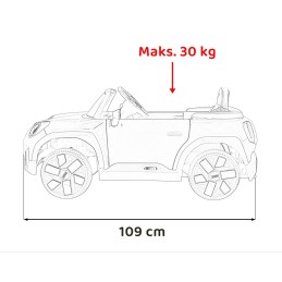 Pojazd Mini Concept Aceman Biały crossover