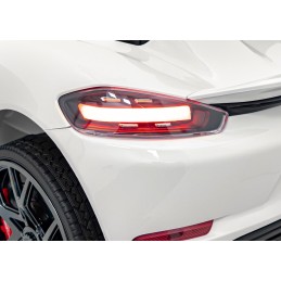 Pojazd Porsche Spyder RS 718 Biały sportowy samochód