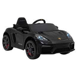 Pojazd Porsche Spyder RS 718 Czarny MP4