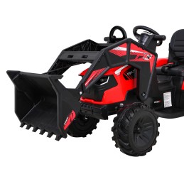 Pojazd Traktor Z Przyczepą 720-T Czerwony