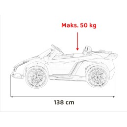 Pojazd Lamborghini Veneno Biały
