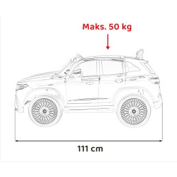 Pojazd Mercedes Benz EQA 250 Czerwony