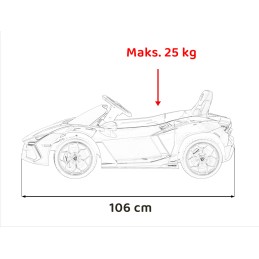 Pojazd Lamborghini Revuelto Pomarańczowy