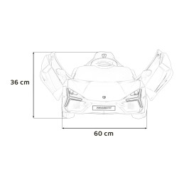 Pojazd Lamborghini Revuelto Białe
