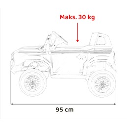 Pojazd Toyota Land Cruiser PRADO Biały