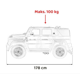 Pojazd Mercedes Benz MAYBACH G650 STRONG Niebieski