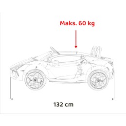Pojazd Lamborghini Revuelto XL Żółty
