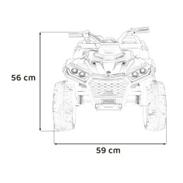 Pojazd Quad Sport TX ATV Różowy