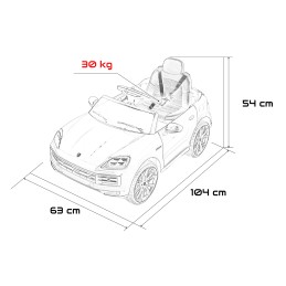 Pojazd Porsche Cayenne Różowy