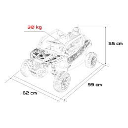Pojazd Buggy Kawasaki TERYX KRX1000 Szary