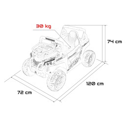 Pojazd Terenowy UTV LIFT Zielony