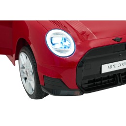 Pojazd Mini Cooper Czerwony