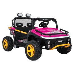 Pojazd Buggy UTV SPEED Różowy
