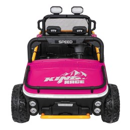 Pojazd Buggy UTV SPEED Różowy