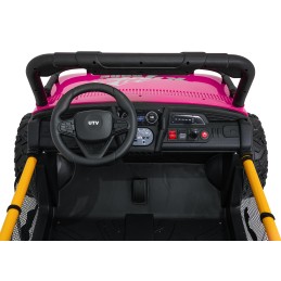 Pojazd Buggy UTV SPEED Różowy