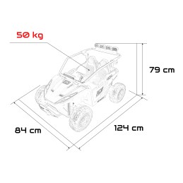 Pojazd Buggy TURBO 23 Czarny