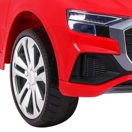 Audi Q8 Lift na akumulator dla dzieci Czerwony SUV + Pilot