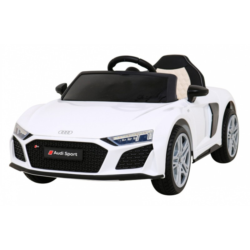 Audi R8 LIFT Samochodzik na akumulator Biały + Pilot