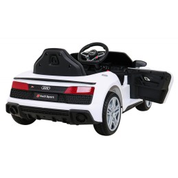 Audi R8 LIFT Samochodzik na akumulator Biały + Pilot