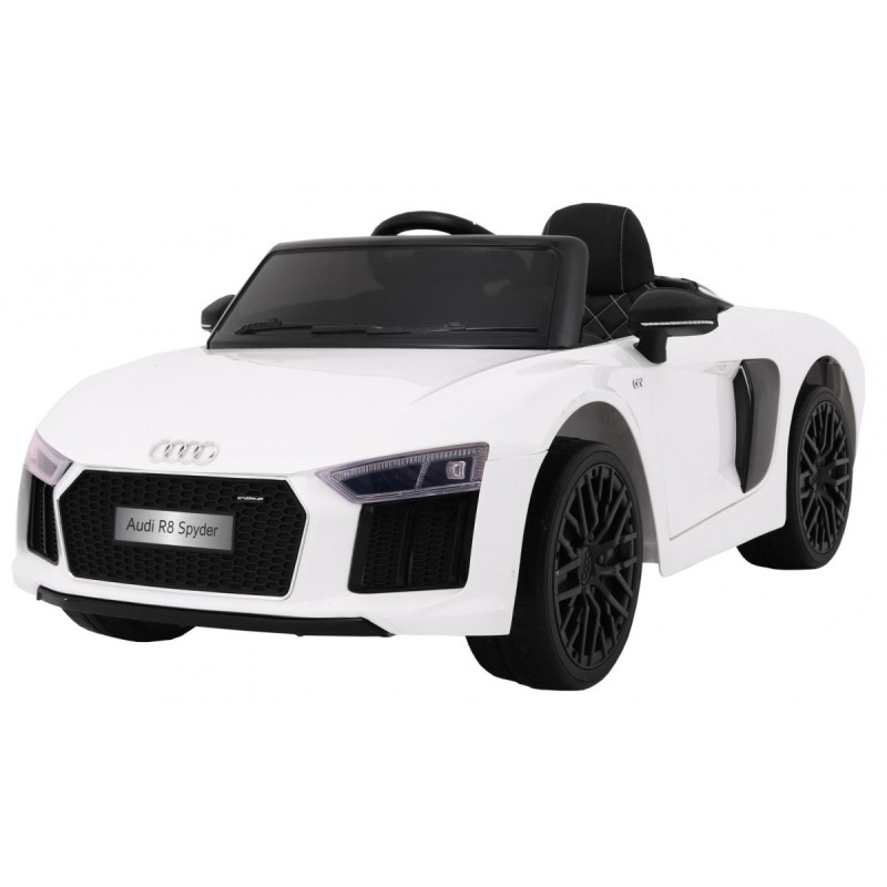 Audi R8 Spyder na akumulator Biały + Pilot