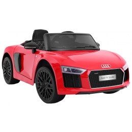 Audi R8 Spyder na akumulator Lakier Czerwony + Pilot