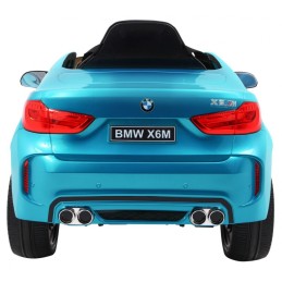 BMW X6M Elektryczne Autko, SUV dla dzieci Lakier Niebieski + Pilot