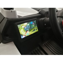 Buggy SuperStar dla dzieci Niebieski + MP4 + Napęd 4x4 + Pilot + Bagażnik + LED + Blokada drzwi