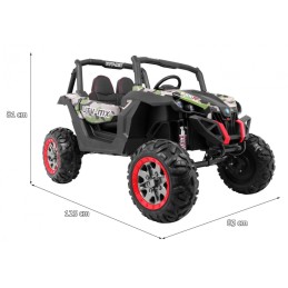 Buggy SuperStar dla dzieci Moro + Napęd 4x4 + Pilot + Bagażnik + MP3 LED + Blokada drzwi