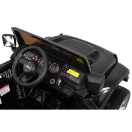 Jeep Wrangler Rubicon terenowy na akumulator dla dzieci Czarny + Pilot  + 4x4