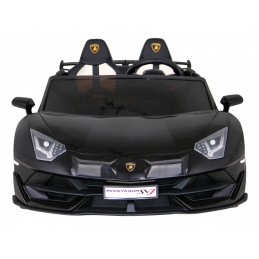 Lamborghini SVJ DRIFT dla 2 dzieci Czarny + Funkcja driftu + Pilot + MP3 LED + Wolny Start