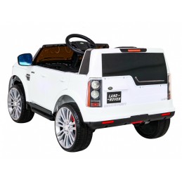 Land Rover Discovery Autko elektryczne dla dzieci Biały SUV + Pilot