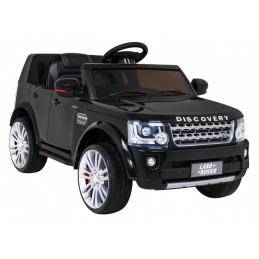 Land Rover Discovery Autko elektryczne dla dzieci Czarny SUV + Pilot