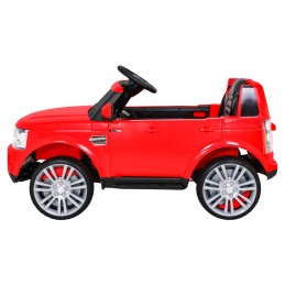 Land Rover Discovery Autko elektryczne dla dzieci, Czerwony SUV + Pilot
