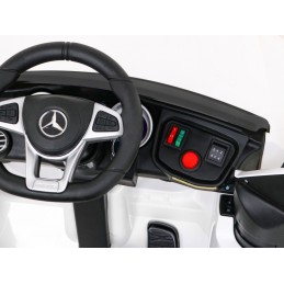 Mercedes Benz GLC63S dla dzieci, Biały SUV + Pilot + Napęd 4x4