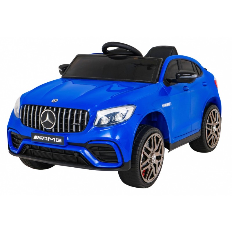 Mercedes Benz GLC63S dla dzieci Niebieski SUV z pilotem