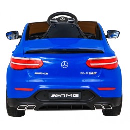 Mercedes Benz GLC63S dla dzieci Niebieski SUV z pilotem