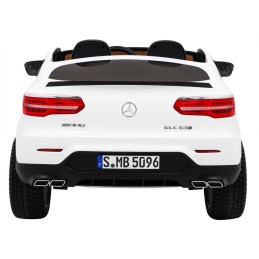 Auto Mercedes GLC 63S dla dzieci Biały SUV + Napęd 4x4
