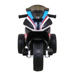 Motor BMW HP4 na akumulator dla dzieci Czerwony + 3 Koła + LED + MP3 USB + Ekoskóra