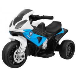 Motor BMW S1000 RR Mini na akumulator dla dzieci Niebieski + 3 koła + Dźwięki + LED