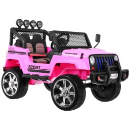 Autko terenowe Raptor Drifter Różowy + Pilot + Napęd 4x4 + Schowek + Wolny Start + MP3 LED