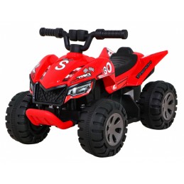Quad The Fastest na akumulator dla dzieci Czerwony + Silnik 25W