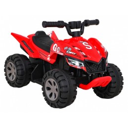 Quad The Fastest na akumulator dla dzieci Czerwony + Silnik 25W