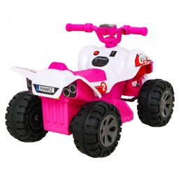 Quad The Fastest na akumulator dla dzieci Różowy + Silnik 25W
