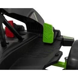 Gokart Fast 3 Drift na akumulator dla dzieci Czarny + Funkcja driftu + Silniki 2x150W + Radio LED + Pasy