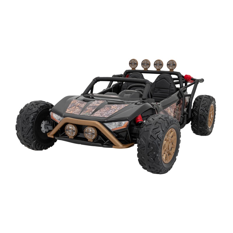 Auto Buggy Racing 5 na akumulator dla dzieci Czarny + Silniki 2x200W + Pilot + Audio LED + Wolny Start