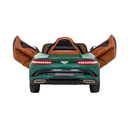 Autko Bentley Bacalar na akumulator dla dzieci Zielony + Pilot + EVA + Wolny Start + Audio LED
