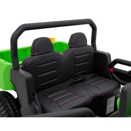 Auto Pick-Up Speed 900 dla dzieci Zielony + Napęd 4x4 + Ruchomy kiper + Bagażnik + Pilot + Łopatka + Audio LED